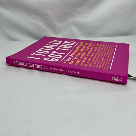 Knock Knock I Totally Got This Inner-Truth Journal Paperback . - Picture 3 of 8